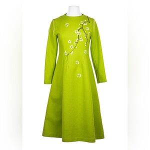 No Brand Wool Hand Painted Dress